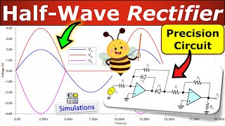 Precision Half-Wave Rectifier (Superdiode Circuit) ⭐ Theory, Design Example \u0026 Simulation 👍#rectifier