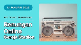 Renungan Online GEREJA STADION #1037 | TAHU WAKTU YANG TEPAT UNTUK MENGAMBIL LANGKAH