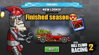 Finished season🎅 + beating boss Frank🔥+ New supercar skin😍 - Hill climb Racing 2 | Hcr2 Gameplay