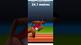 My highest score in QWOP