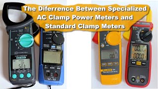 Standard Clamp Meters vs Specialized AC Clamp Power Meters- The Main Difference [CC]