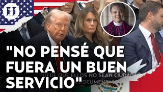 ¡No le gustó el discurso de la ovispa Mariann! Así reaccionó Trump luego de escuchar sus peticiones