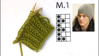 How to knit a textured pattern in the round