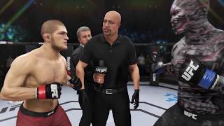 Khabib vs. Ultron (EA Sports UFC 3) - CPU vs. CPU - Crazy UFC 👊🤪