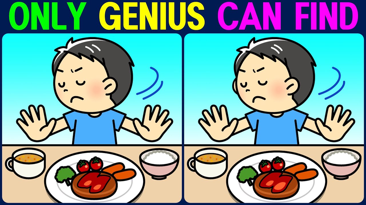 Only Genius Can Spot The Difference Youtube