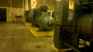 ammonia refrigeration compressor room