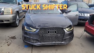 2014 Audi A4 Shifter solenoid not releasing.