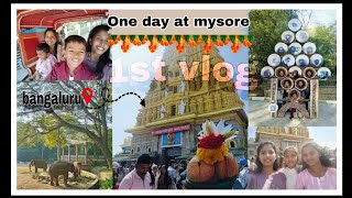 one day trip to mysore.. with family ❤️#chamundibetta #mysorezoo#krsdam #mysore #rgskannadavlogs