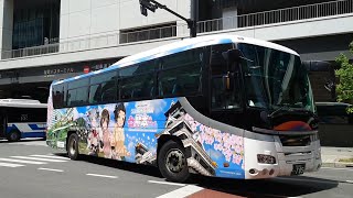 九州産交バス 日野セレガ 『アイドルマスター シンデレラガールズ in 熊本 ラッピングバス』