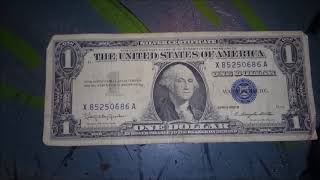 ADD IT TO THE COLLECTION! $1 Blue Seal Silver Certificate