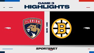 NHL Game 3 Highlights | Panthers vs. Bruins - May 10, 2024