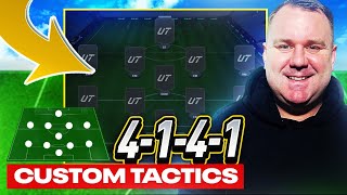 EAFC 25 - THE BEST 4141 CUSTOM TACTICS \u0026 PLAYER ROLES!!