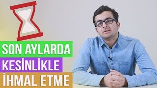 12+MEZUN| SON AYLARDA SINAVI KAZANMAK | DİKKAT HATALARI, SOSYAL MEDYA | KONULAR NE ZAMAN BİTMELİ?