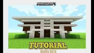Minecraft: Modern House Tutorial | Lets Build A Modern House | City Shop