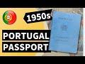 🇵🇹 1950 PORTUGAL Passport: Remnant of the Empire