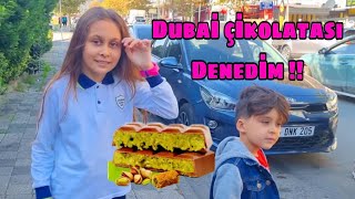 RÜYA İLK KEZ DUBAİ ÇİKOLATASI DENEDİM ! VLOG