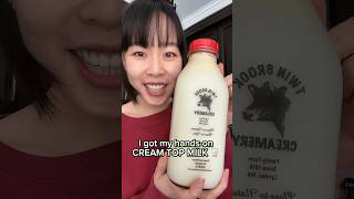 I TRIED CREAM TOP MILK 🥛😍 #milk