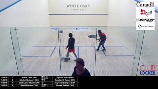 2019 12 07 - Canadian Squash Junior Open - Court 7