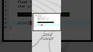 Day 2/60: Variables & Data Types in C | Learn C Language in 60 Seconds |