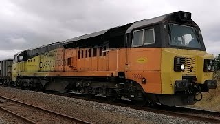 21/08/24 - Class 70 Colas - 70806 - Penmaenmawr Quarry Colas to Bradwell Up Sidings Colas