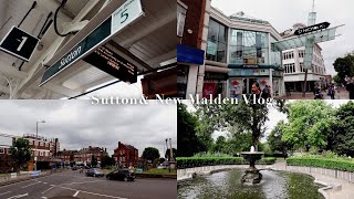 London suburb vlog, Sutton\u0026 New Malden, my honest view about Sutton...🏡