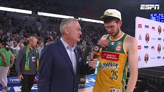Clint Steindl post-game interview vs Melbourne United: Championship Series