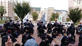 させぼよさこい祭り駅前にて華咲流舞さん演舞です❗