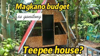 Magkano budget sa ganitong teepee house? @ningzleafygreens9070