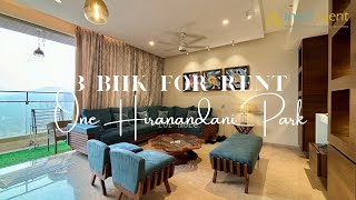 Luxury 3 BHK for Rent in One Hiranandani Park, Ghodbunder Road | Mumbai Real Estate