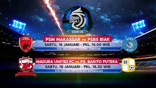 Jadwal Lengkap Pertandingan BRI Liga 1 2024/2025 Pekan 19