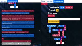 Multiplayer Crossword Game (Angular5 + NodeJS + Socket.IO)