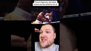 Francis Ngannou did what boxers are too afraid to do 😱