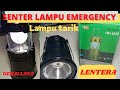 Review Senter Lampu Lentera Emergency / Lampu Tarik Kemping & Bisa Dijadikan Powerbank - GH 5800T