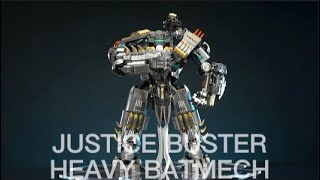Unofficial Lego Justice Buster 19008 HEAVY BATMECH Bricks Speed Build