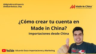 Made in China - Registrarse para  Importar de China