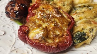 Potato AU Gratin Stuffed Peppers- Episode 2241