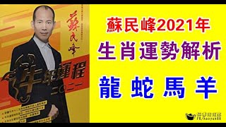 蘇民峰2021年12生肖運勢解析（龍蛇馬羊） - 十二生肖