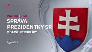 Správa prezidentky SR o stave republiky (5.6.)