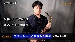 【サックス練習】田中奏一朗Lesson8/スタッカートの仕組みと種類 初心者からプロのジャズサックス奏者、クラシックサックス奏者必見！