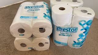 Amazon Brand   Presto! Mega Roll Toilet Paper Review