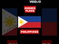 Hidden flags from PHILIPPINES #shortsviral #facts #countries #philippines #shorts