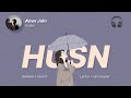 HUSN - Anuv Jain lyrical video | Rain + slowed + reverb