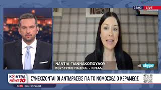 H Νάντια Γιαννακοπούλου στο Kontra News 10 | Kontra channel