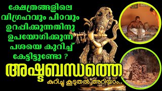 വിഗ്രഹം ഉറപ്പിക്കാൻ ഉപയോഗിക്കുന്ന പശയെ കുറിച്ച് കേട്ടിട്ടുണ്ടോ | അഷ്ടബന്ധം | Ashtabandham