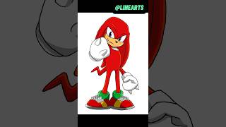 Drawing Knuckles Sonic The Hedgehog Shorts
