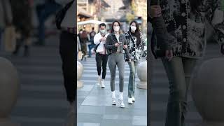 [4K] Hot Chinese Girls Street Fashion 时尚 快手街拍秀 - Hot Tiktok Girl 154 #viral #完美身材 #街拍 #shorts