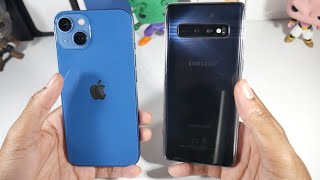 Samsung Galaxy S10 VS iPhone 13 (Speakers, Speed Test & PUBG Graphics)