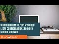 [AU] Straight from the 'Open' Source: Legal Considerations for Open Source Software | LegalVision