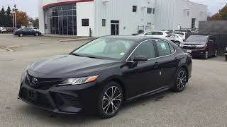 Black 2020 Toyota Camry SE UPGRADE Review Brockville ON - 1000 Islands Toyota