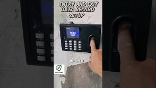 Access Control System || 80196-19680 || Entry and Exit Data Record Setup || Best Biometric Machine